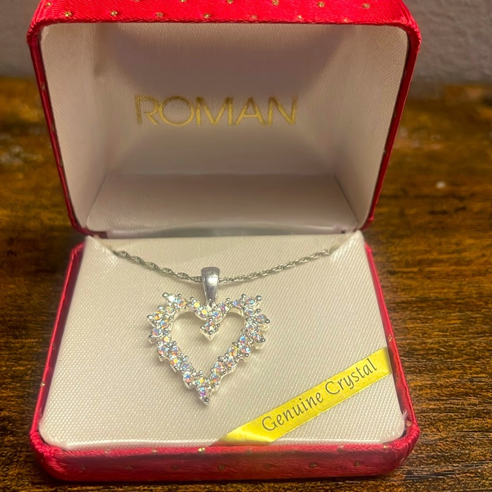 Genuine Crystal heart necklace collection